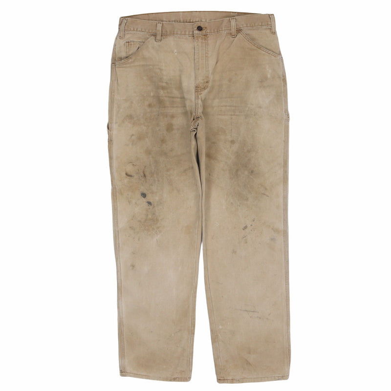 Dickies 90's Cargo Baggy Workwear Pants Trousers 36 x 34 Beige Cream