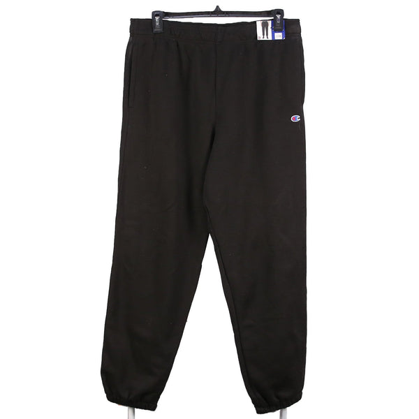 Champion 00's Y2K small logo Baggy Trousers / Pants XLarge Black