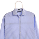 Tommy Hilfiger 90's Plain Button Up Long Sleeve Shirt XLarge Blue