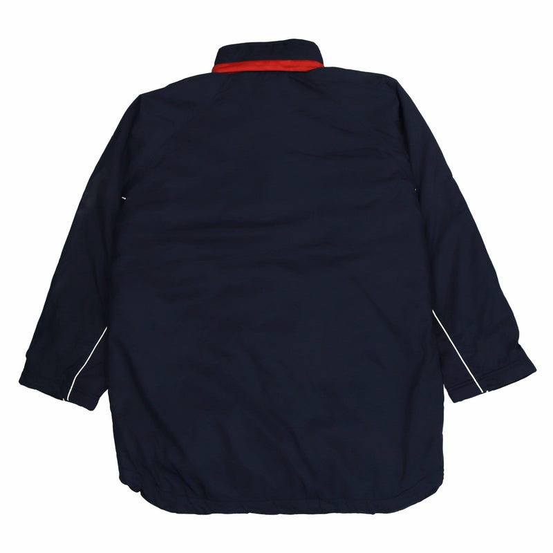 Puma 90's Spellout Zip Up Puffer Jacket XLarge Blue
