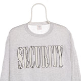 Delta 90's Crewneck Security Sweatshirt Medium Grey