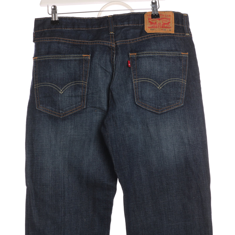 Levi's 90's 514 Denim Slim Straight Jeans 33 x 32 Blue