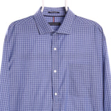 Tommy Hilfiger 90's Check Long Sleeve Button Up Shirt XLarge Blue