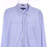 Tommy Hilfiger 90's Plain Long Sleeve Shirt Large Blue