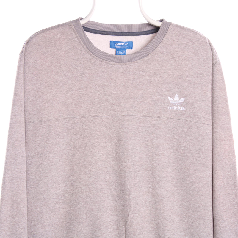 Adidas 90's Crewneck Cotton Sweatshirt XLarge Grey