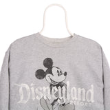 Disney 90's Disneyland Mickey Mouse Sweatshirt Small Grey