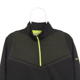 Nike 90's Quarter Zip Nylon Sportswear Sweatshirt Large Black