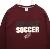 Russell Athletic 90's Phoenix Soccer Crewneck Sweatshirt Small Burgundy Red