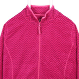 Made For Life 90's Full Zip Up Fleece Jumper Large Pink