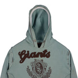 Rebel 90's Giants NY NFL Pullover Hoodie Small Blue