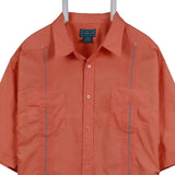 Tropi Cool 90's Bowling Short Sleeve Button Up Shirt XXLarge (2XL) Pink