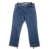 Harley Davidson 90's Denim Straight Leg Jeans / Pants 42 Blue
