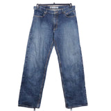 Harley Davidson 90's Denim Baggy Jeans / Pants 36 x 34 Blue