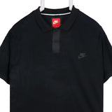 Nike 90's Short Sleeve Button Up Polo Shirt XLarge Black