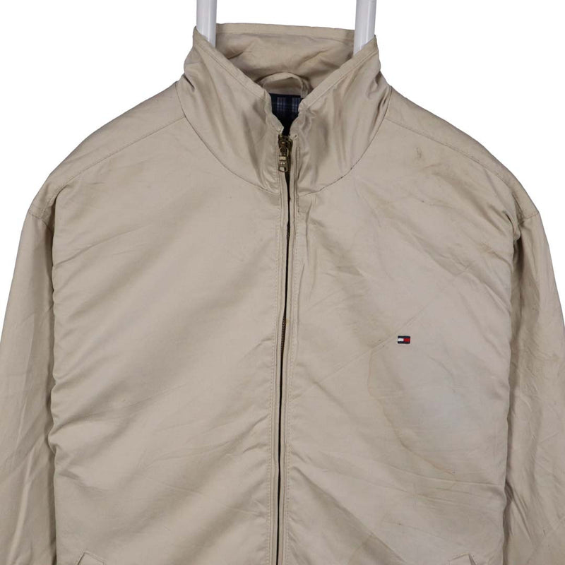 Tommy Hilfiger 90's Full Zip Up Harrington Jacket XLarge Beige Cream