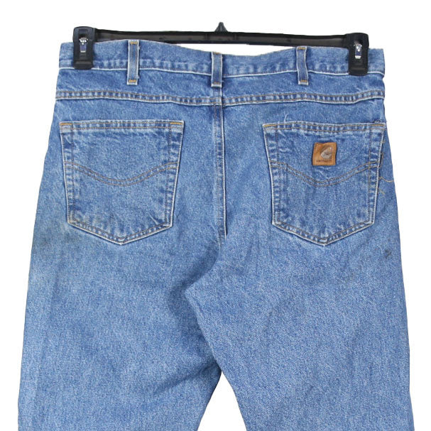 Carhartt 90's Denim Straight Leg Jeans / Pants 34 x 30 Blue