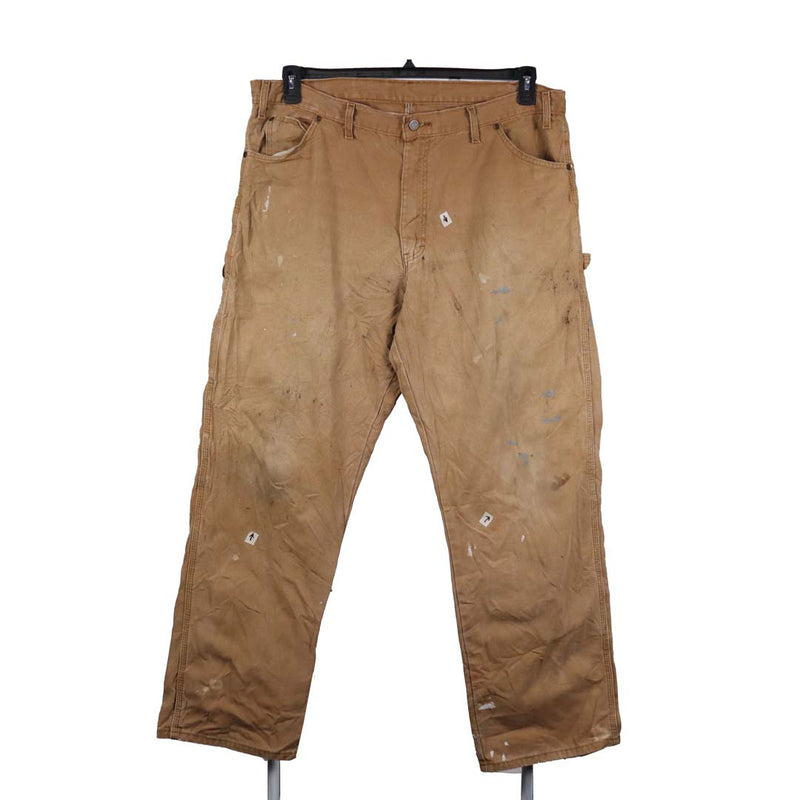 Dickies 90's Carpenter Workwear Baggy Trousers / Pants 40 Tan Brown