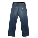 Polo Jeans Company 00's Y2K Baggy Denim Bootcut Jeans / Pants 33 Blue