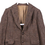 Harris Tweed 90's Tweed Wool Jacket Button Up Blazer 40 Black