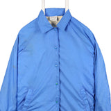 Sears 90's Coach Jacket Button Up Varsity Jacket XLarge Blue