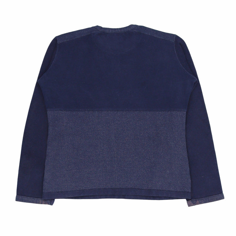 Reebok 90's Spellout Crewneck Sweatshirt Small (missing sizing label) Blue