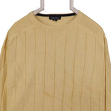 Nautica 90's Knitted Crewneck Jumper XLarge Yellow