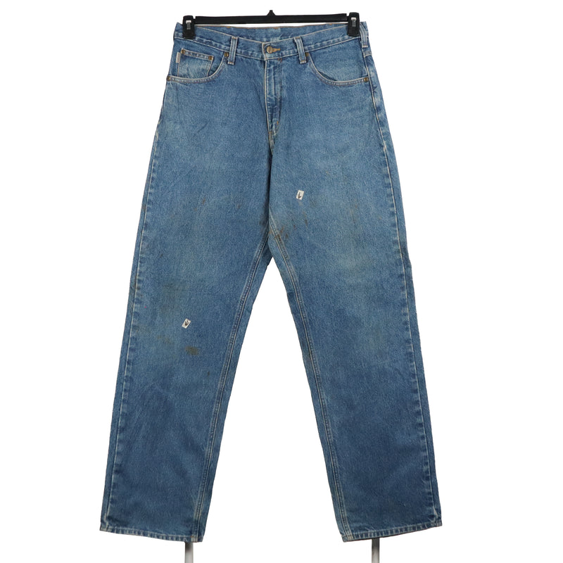 Carhartt 90's Bootcut Denim Straight Leg Jeans / Pants 34 Blue