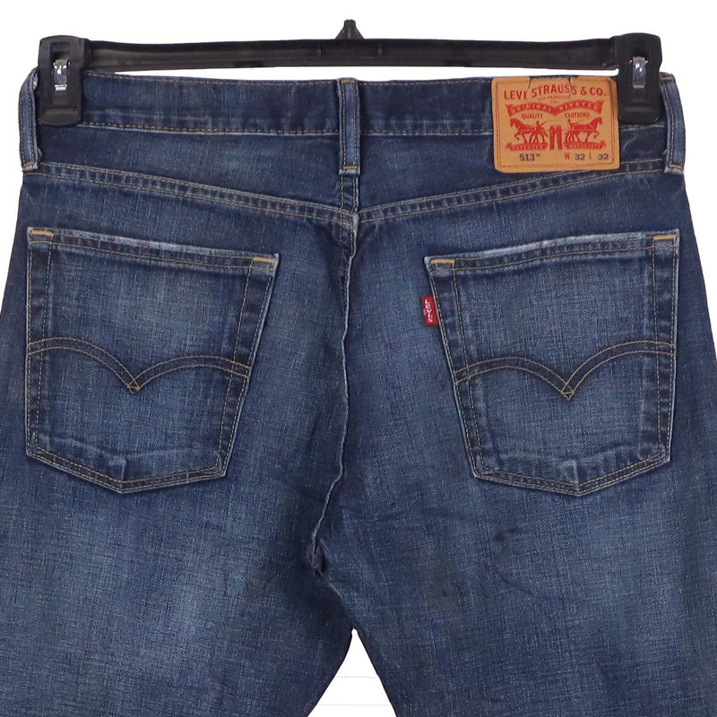 Levi's 90's 513 Denim Slim Jeans / Pants 32 x 32 Blue