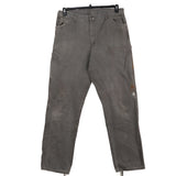 Dickies 90's Straight Leg Carpenter Workwear Jeans / Pants 38 Grey