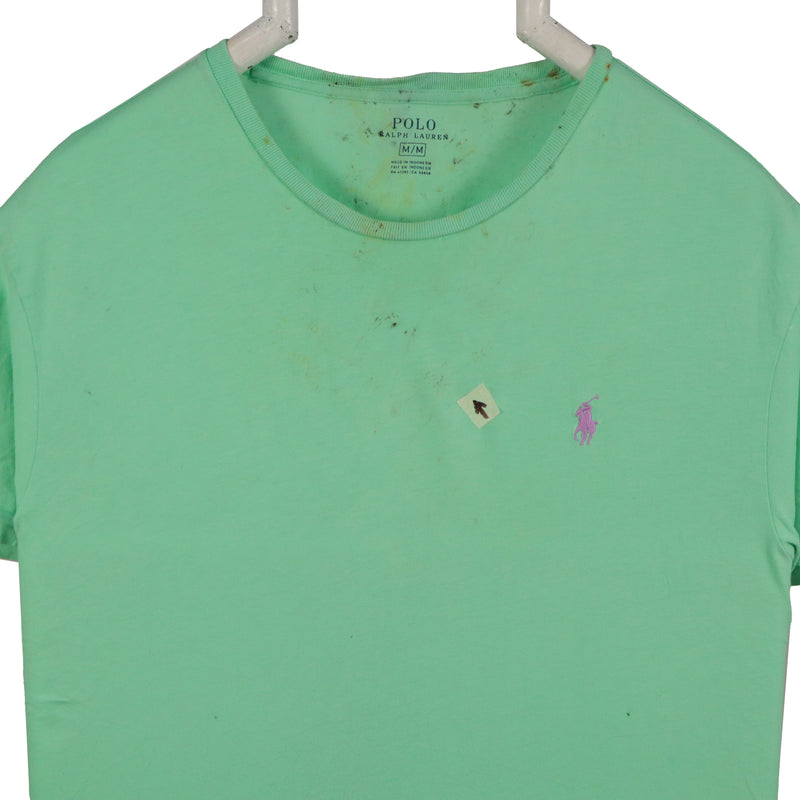 Polo Ralph Lauren 90's Short Sleeve Crewneck T Shirt Medium Green