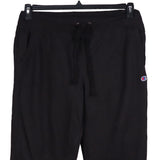 Champion 90's Drawstring Elasticated Waistband Cotton Joggers / Sweatpants XLarge Black
