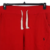 Polo Ralph Lauren 90's small logo Baggy Trousers / Pants Large Burgundy Red