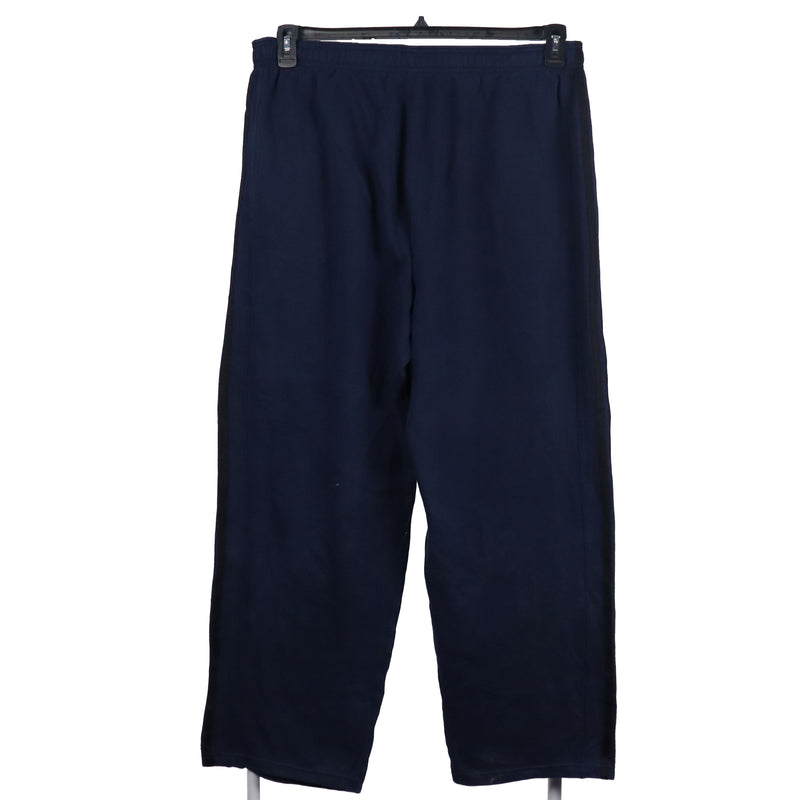Adidas 00's Y2K small logo Striped Baggy Trousers / Pants XLarge Navy Blue