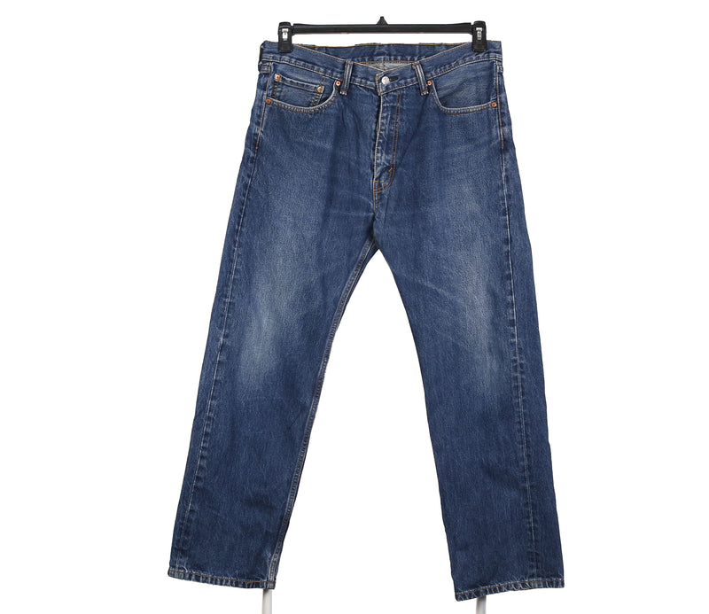 Levi's 00's Y2K 505 Denim Baggy Bootcut Jeans / Pants 38 Blue