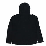 The North Face 90's Spellout Zip Up Hoodie Large Black