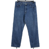 Wrangler 90's Denim Straight Leg Baggy Jeans / Pants 38 Blue
