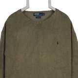 Polo Ralph Lauren 90's Cotton Knitted Crewneck Joggers / Sweatpants XLarge Green