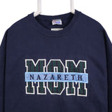 Jerzees 90's Mom Nazareth Crewneck Sweatshirt XLarge Navy Blue