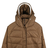 Columbia 90's Hooded Waterproof Full Zip Up Puffer Jacket Large Brown