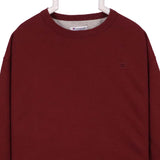 Champion 90's Single Stitch Crewneck Long Sleeve Sweatshirt XLarge Burgundy Red