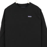 Patagonia 90's Spellout Logo Crewneck Sweatshirt Medium Black
