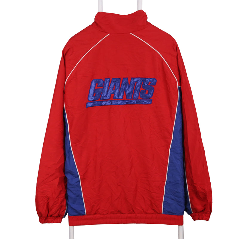 NFL 90's NY Quarter Zip Workwear Jacket XLarge Red