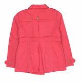 Tommy Hilfiger 90's Button Up Trench Coat XLarge Pink