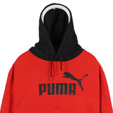 Puma 90's Hooded Pullover Long Sleeve Hoodie XLarge Black