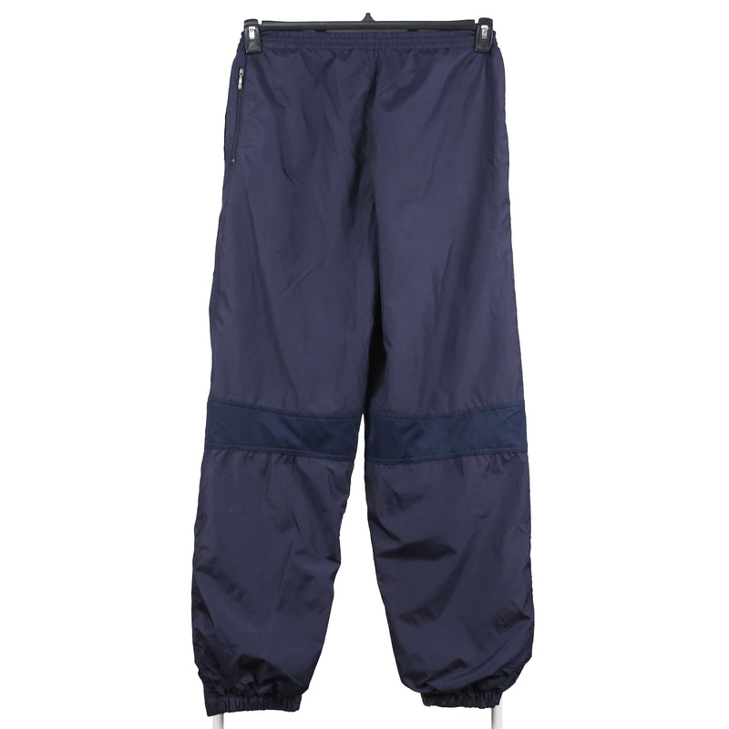 Starter 90's Elasticated Waistband Drawstrings Nylon Sportswear Joggers / Sweatpants Small Navy Blue