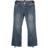 True Religion 90's Flare Denim Straight Leg Jeans / Pants 32 x 32 Blue