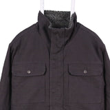 Lee 90's Heavyweight Button Up Fleece Lined Denim Jacket Medium Black