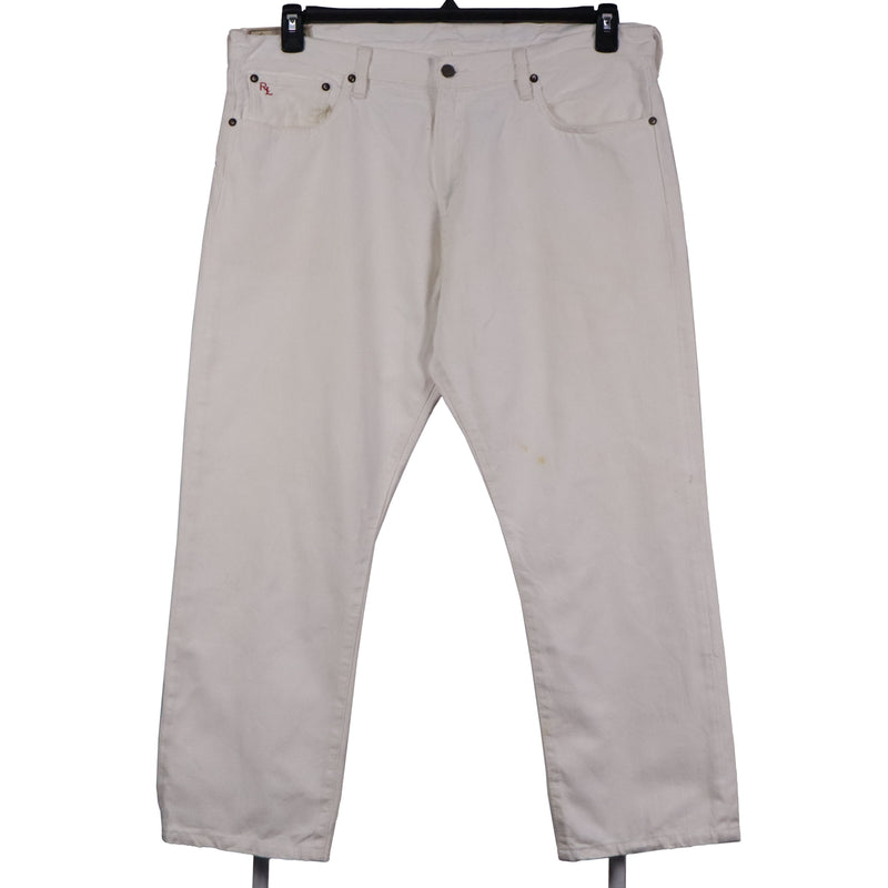 Polo Ralph Lauren 90's Denim Bootcut Straight Leg Jeans / Pants 38 White