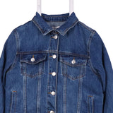 Denim 90's Button Up Heavyweight Denim Jacket Medium Blue