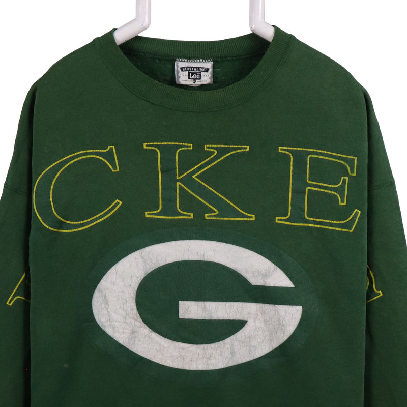 Lee 90's Green Bay Packers NFL Crewneck Sweatshirt XLarge Green
